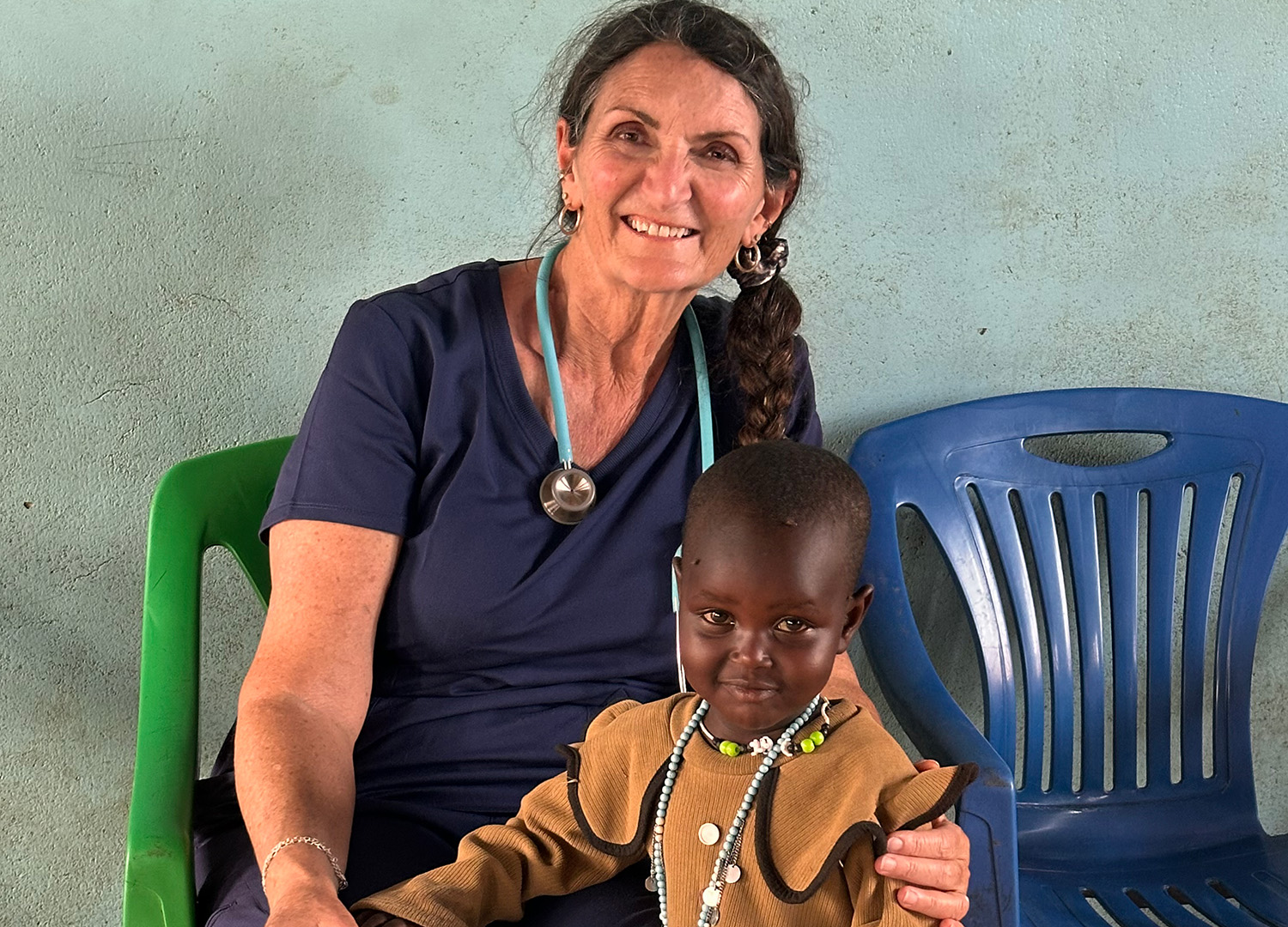 CBU Faculty with child