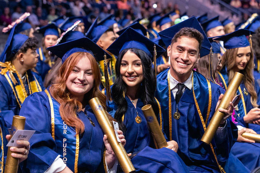 graduates at the Events Center
