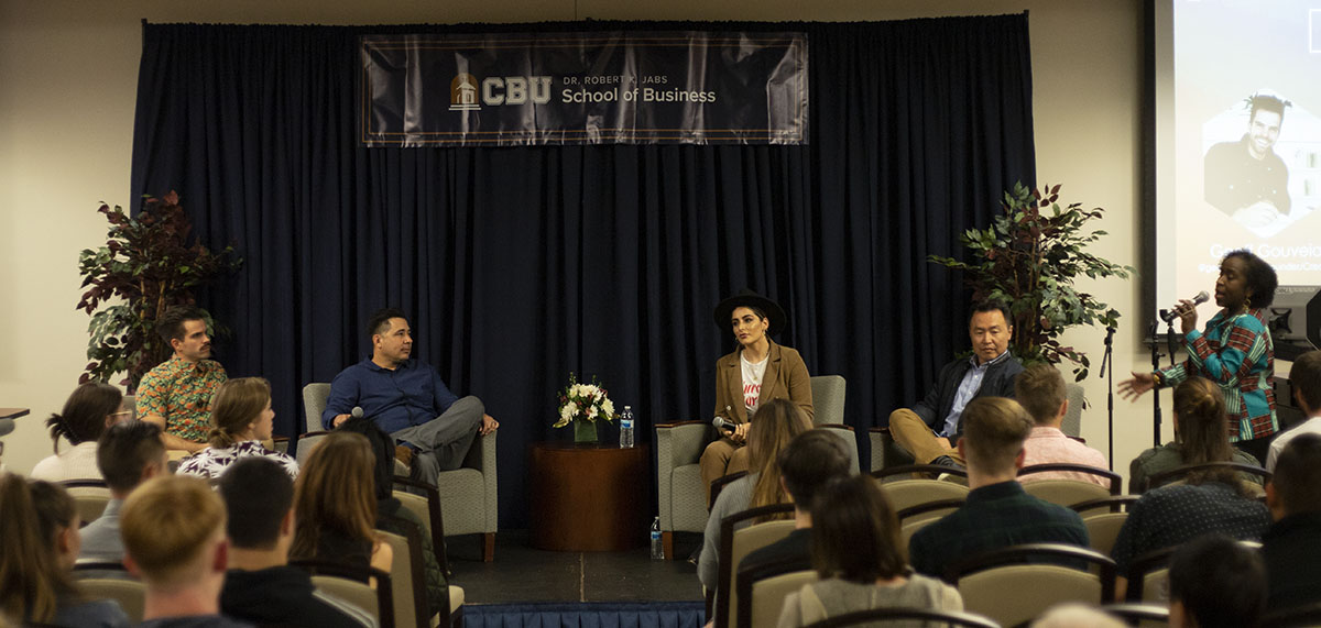Entrepreneurs share their innovative spirit with CBU students 