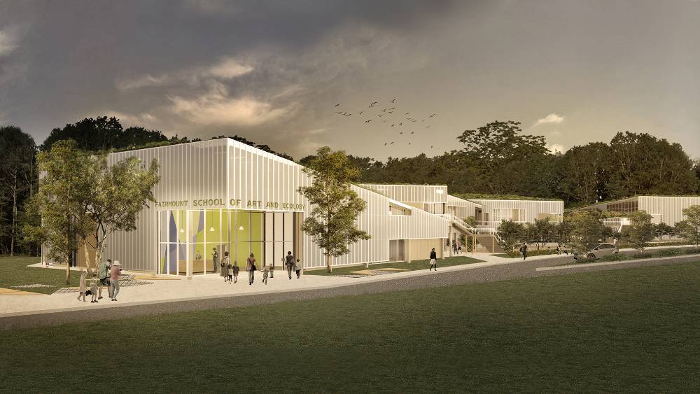 Submission from architecture student from California Baptist University in competition held by the American Institute of Architects Committee on the Environment