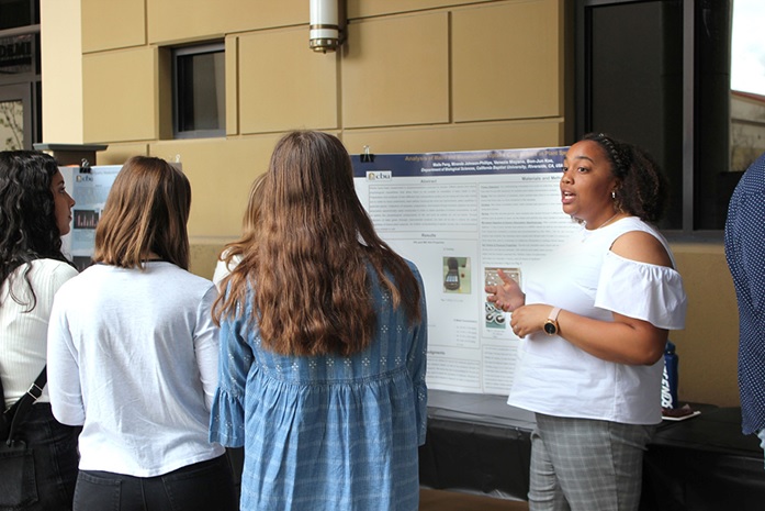 CBU students present their math and science research projects at symposium 