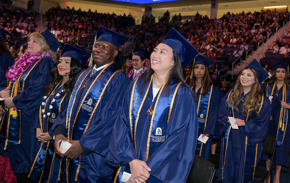 cbu graduates at spring commencement