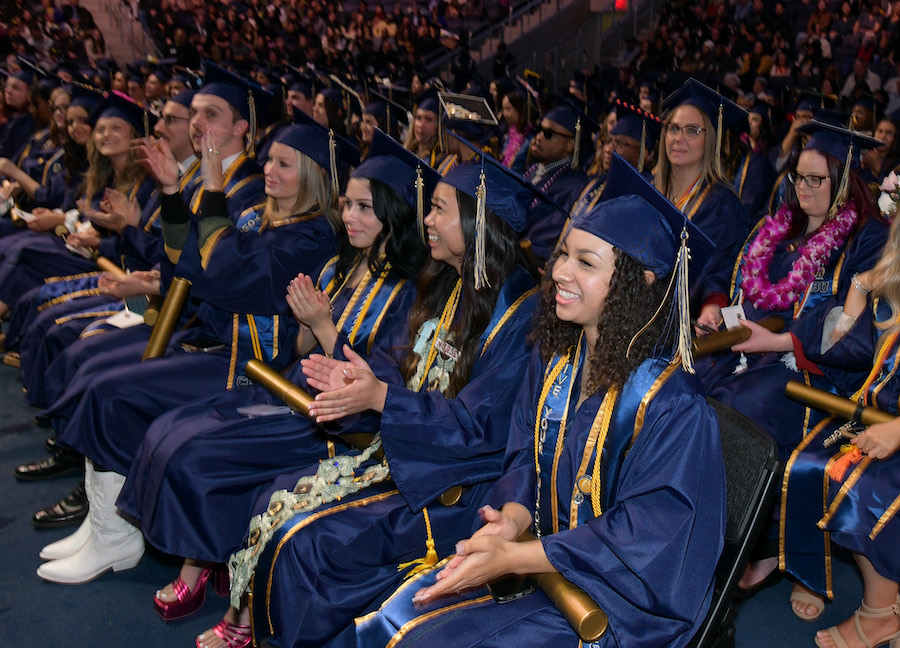 spring commencement graduates