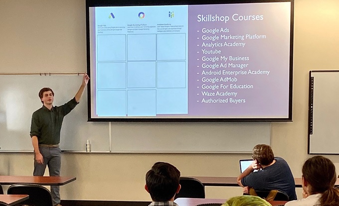 Matthew Ressler, a marketing senior at California Baptist University