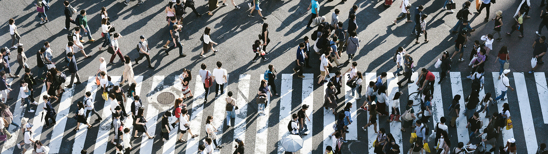 People walking on street