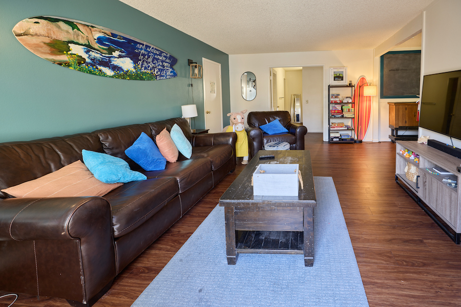 living room in the Point