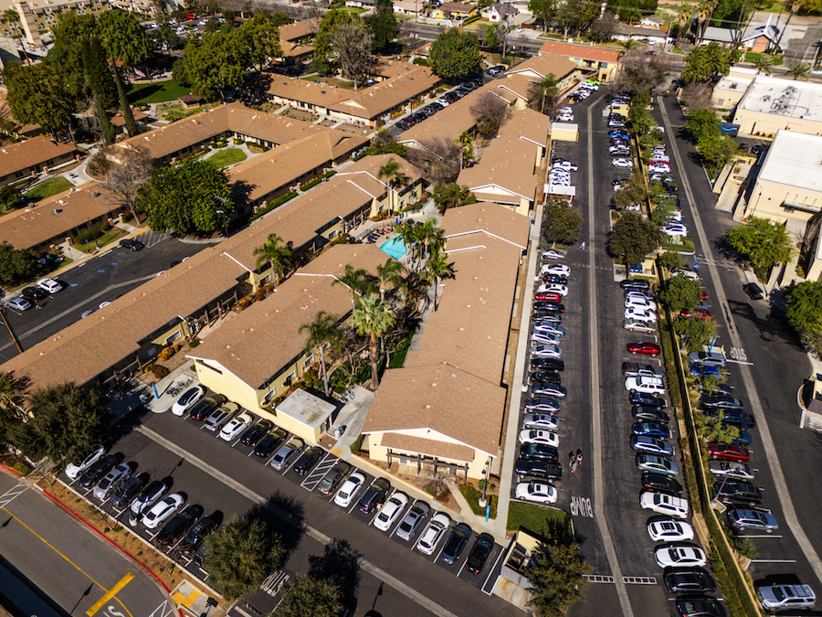 Aerial view of the point